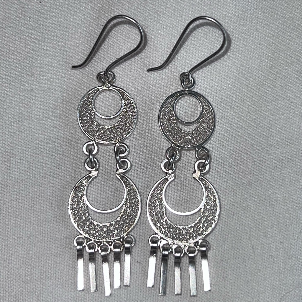 Traditional Ecuadorian Silver Filigree Earrings